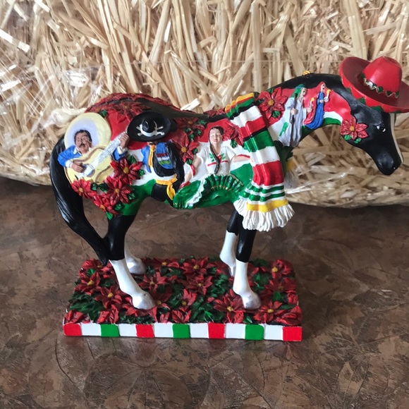 Vintage The Trail of Painted Ponies hand painted Felix Navidad Christmas horse - Picture 1 of 11